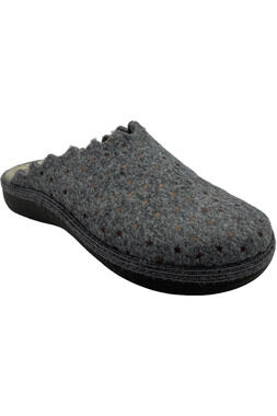 Unity in Diversity Wool Clog Slippers Malaga Starry Gray - Medium
